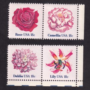 Scott #1879a (1876-79) Flowers Set of 4 Stamps - MNH PC#3