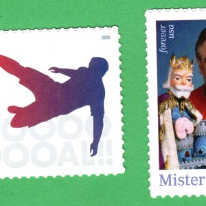 Scott #6105-6097 Mister Rogers & Soccer Single Stamps - MNH