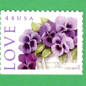 Scott #4450 44¢ Love Pansies Single Stamp - MNH GENUINE