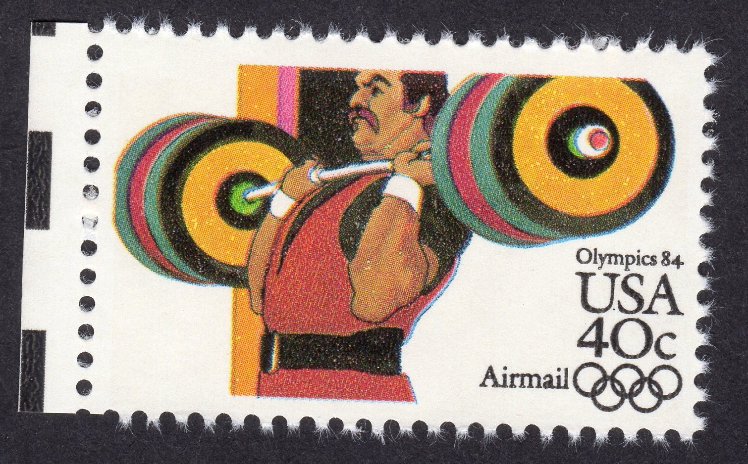 Scott #c108 Weight Lifting Airmail Single Stamp - MNH