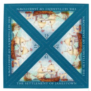 Scott #4136 Settlement of Jamestown Block of 4 Stamps - MNH