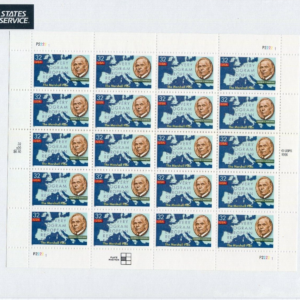 Scott #3141 The Marshall Plan Full Sheet of 20 Stamps - MNH White