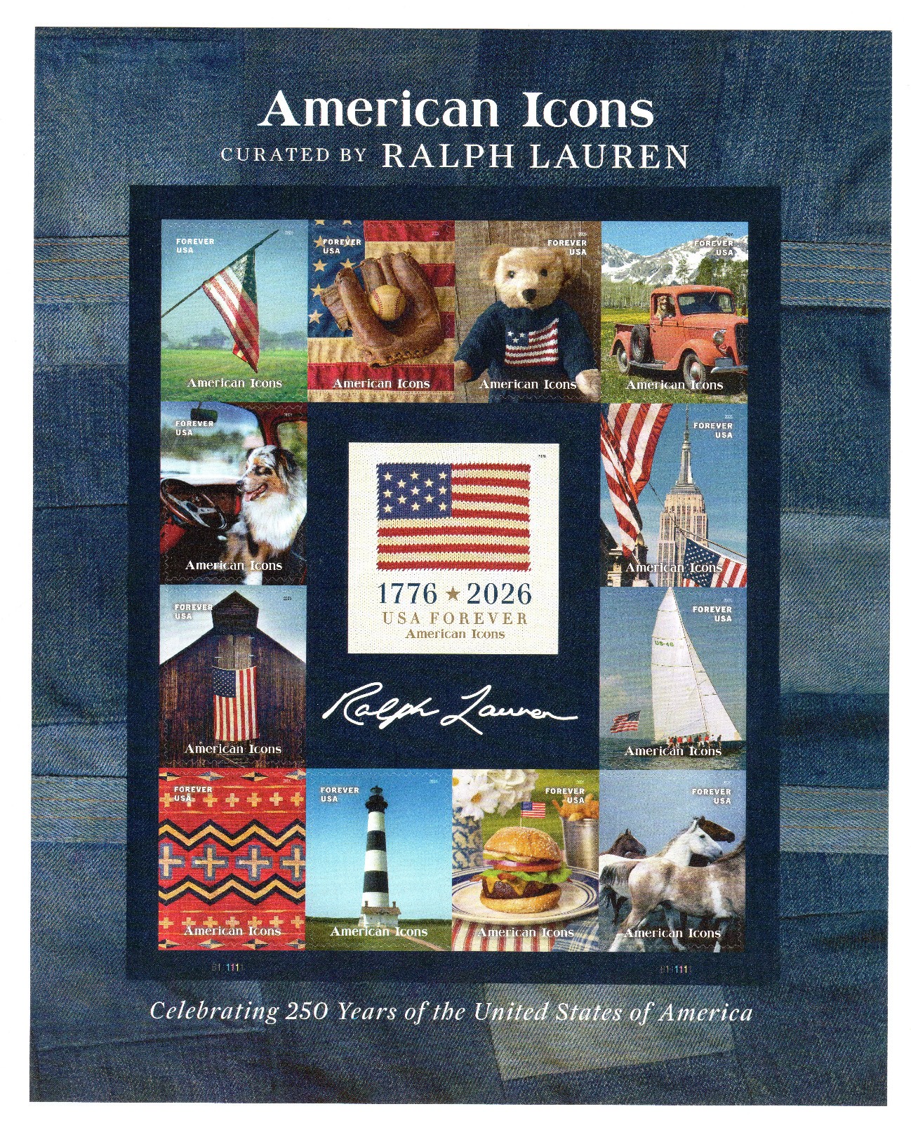 Scott #6106 American Icons Sheet of 13 Forever Stamps - MNH