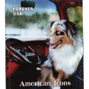 Scott #6106 American Icons Faithful Dog in Truck Single Forever Stamp - MNH