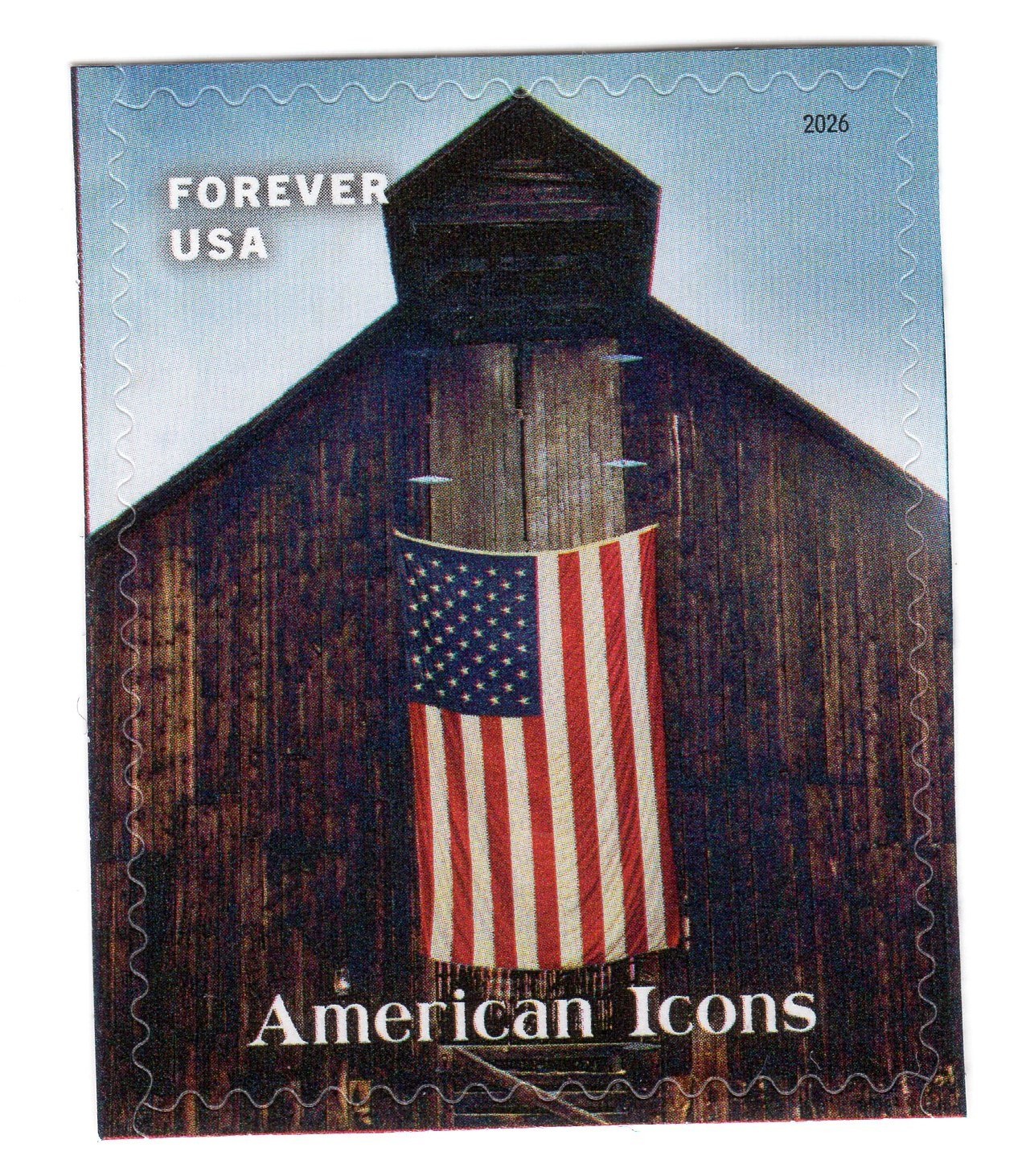 Scott #6106 American Icons Flag on Barn Single Forever Stamp - MNH