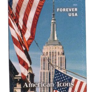 Scott #6106 American Icons Flag Empire State Building Single Forever Stamp - MNH
