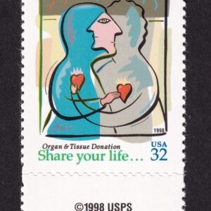 Scott #3227 Share Your Life... Organ & Tissue Donor Single Stamp MNH w/Copyright
