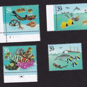 Scott #2863-2866 Wonders Of The Sea Set of 4 Stamps - MNH #1