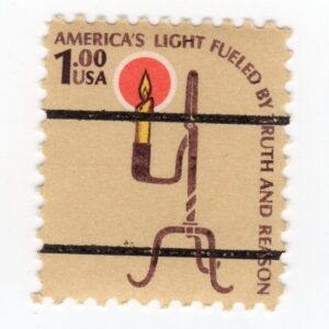 Scott #1610 Light Fueled By Truth Candle Rush Lamp Precancel Single Stamp - MNH
