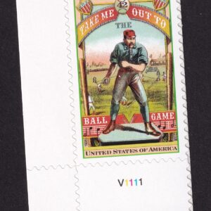 Scott #4341 Take Me Out To the Ballgame Plate # Single Stamp - MNH LL