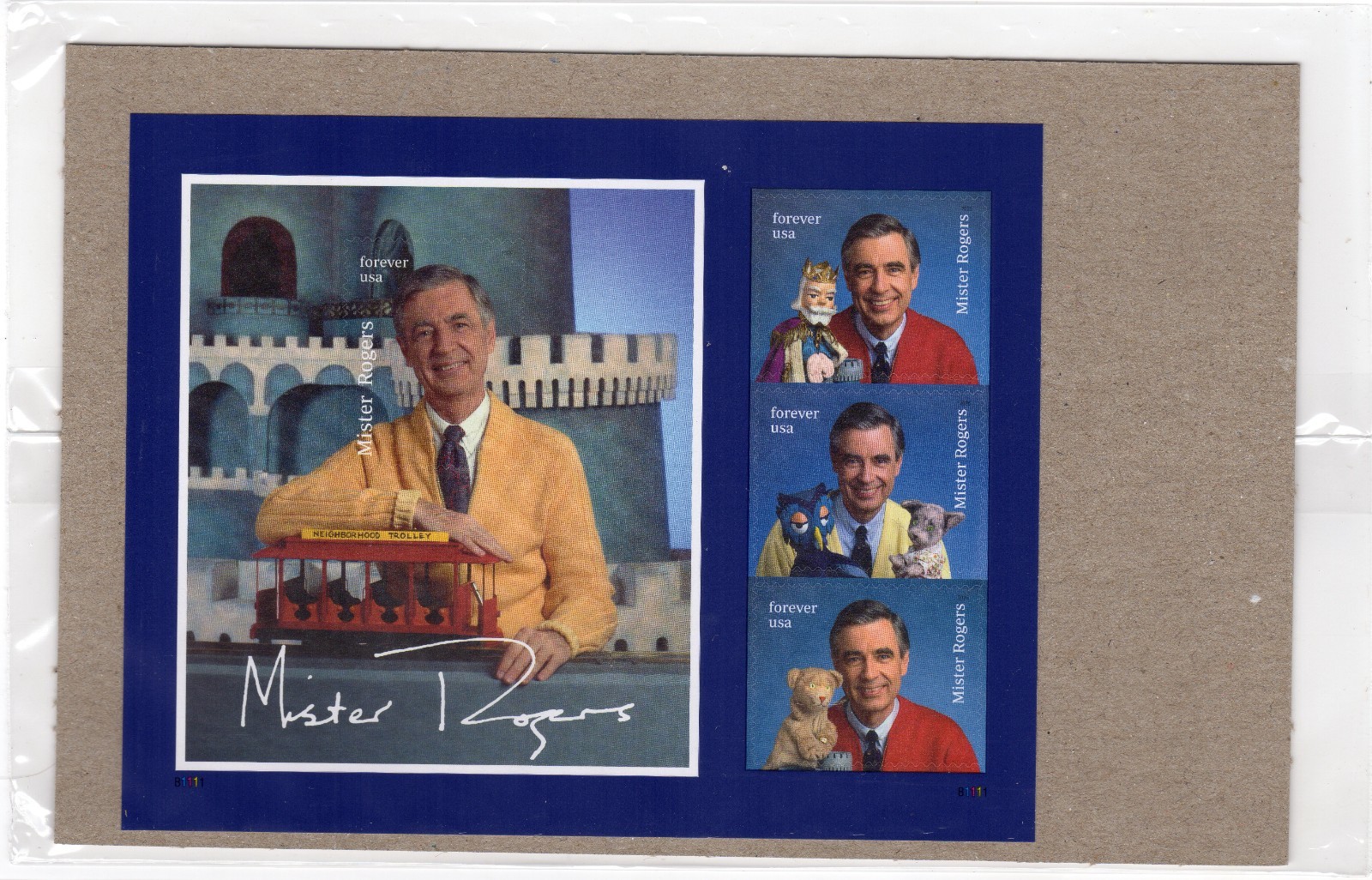 Scott #6097 Mister Rogers Sheet of 4 Forever Stamps - Sealed