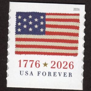 Scott #6108 1776 Flag Single Forever Coil Stamp - MNH APU