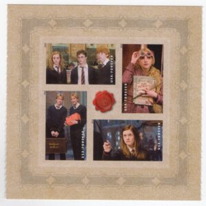 Scott #4840a (4837) Harry Potter Booklet Pane of 4 Stamps - MNH