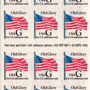 Scott #2887a Old Glory Flag G Series Booklet of 18 Stamps - MNH