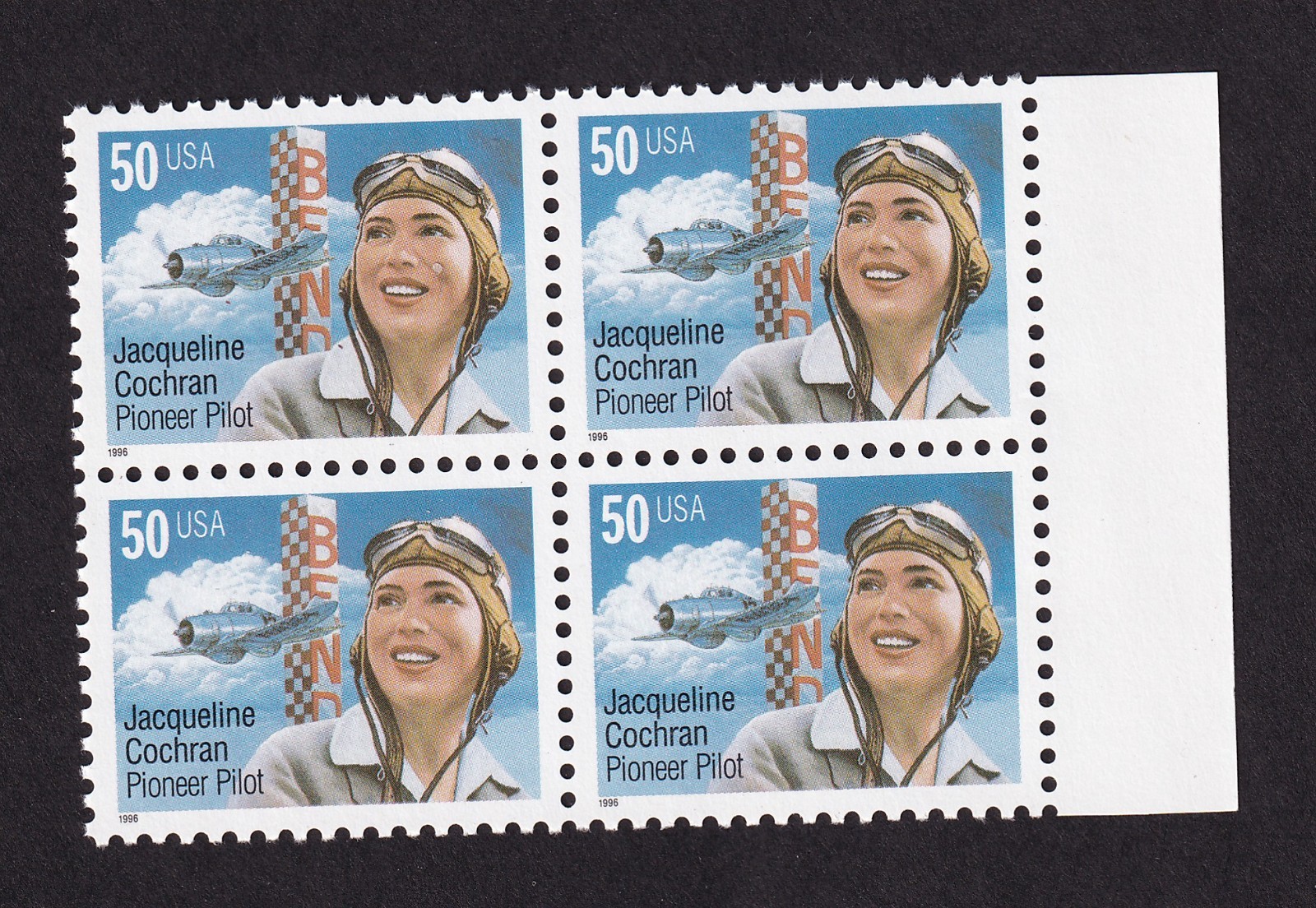 Scott #3066 Jacqueline Cochran Block of 4 Stamps- MNH