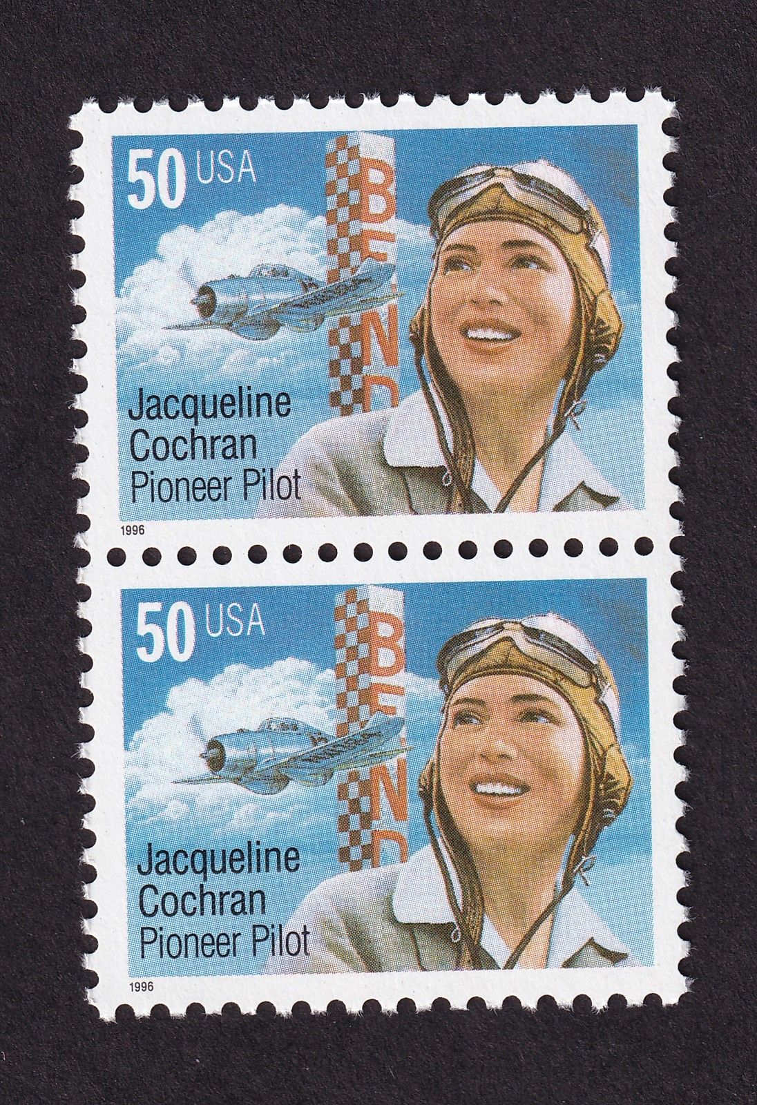 Scott #3066 Jacqueline Cochran Vertical Pair of Stamps - MNH