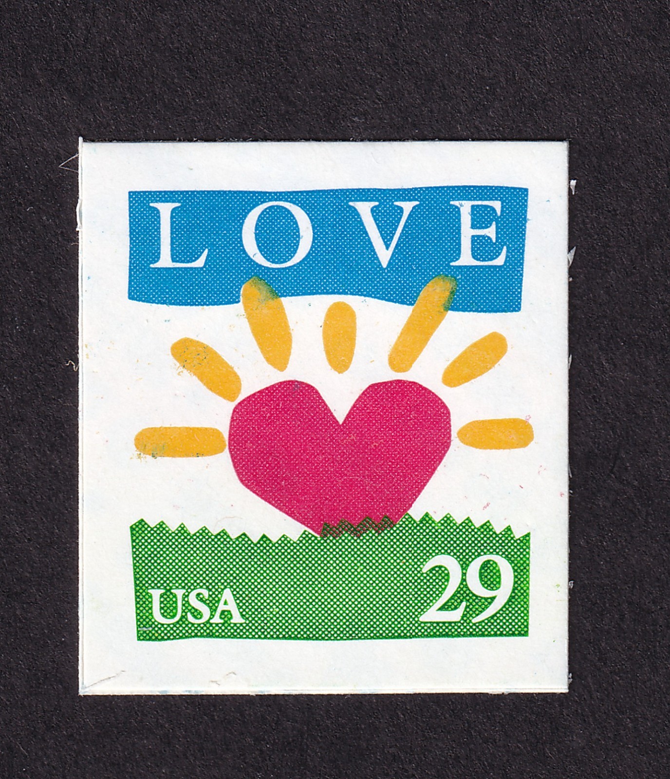 Scott #2813 Love Sun Heart Booklet Single Stamp - MNH