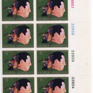 Scott #1484-1487 American Arts Issue Plate Blocks of 12 Stamps Each - MNH