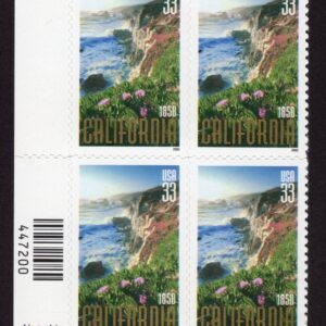 Scott #3438 California Plate Block of 4 Stamps - MNH LL