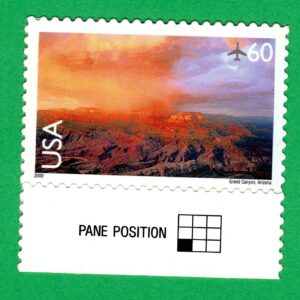 Scott #c135 Grand Canyon Single Stamp - MNH w/Pane Position