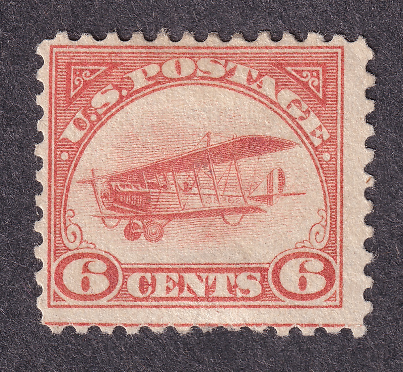 Scott #c1 Curtiss Jenny Airmail Single Stamp - Mint Hinged
