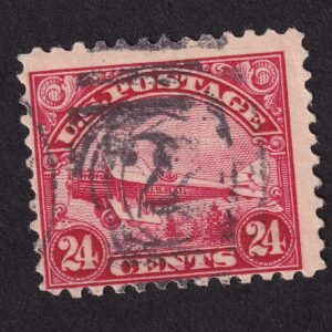 Scott #c6 De Havilland Bi-Plane Airmail Single Stamp - used