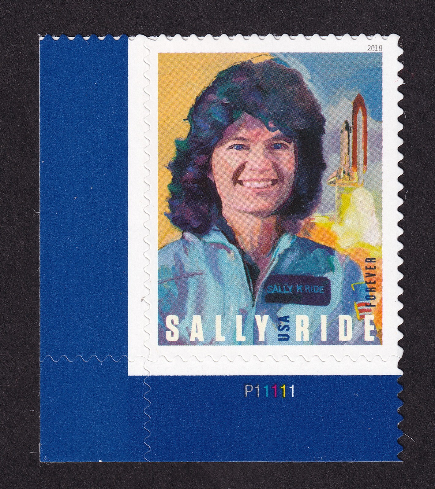 Scott #5283 Sally Ride NASA Plate # Single Stamp - MNH