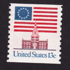 Scott #1625 Indepence Hall Single Coil Stamp - MNH