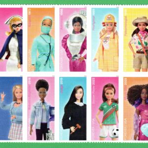 Scott #6115 Barbie You Can Be Anything Block of 10 Stamps - MNH