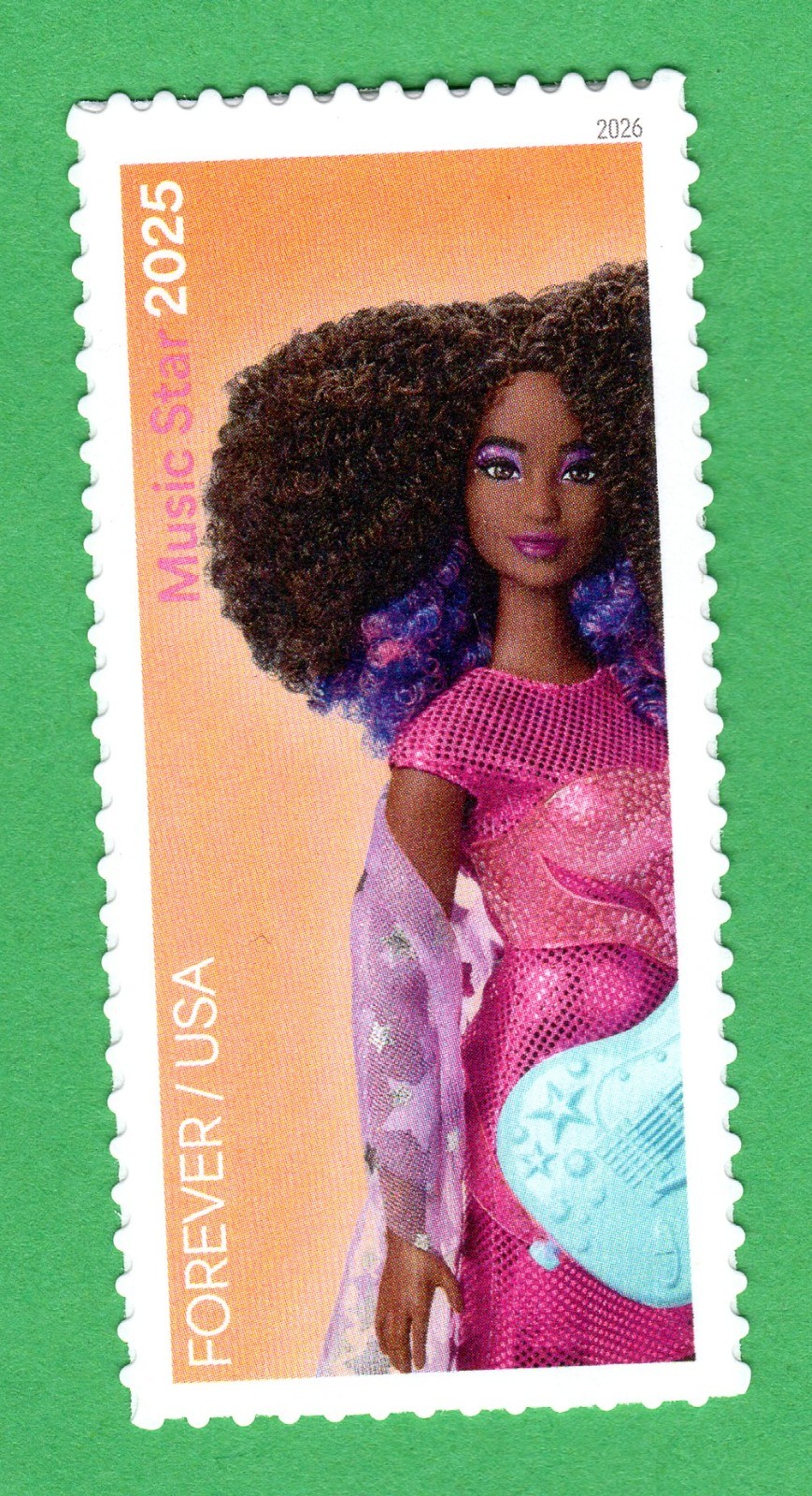 Scott #6115j Barbie You Can Be Anything Music Star Single Forever Stamp