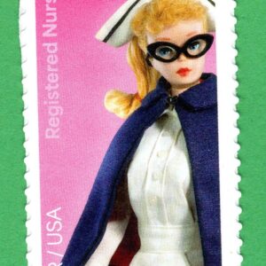 Scott #6115a Barbie You Can Be Anything Registered Nurse Single Forever Stamp