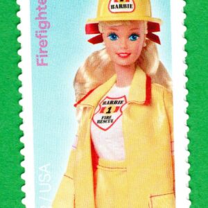 Scott #6115d Barbie You Can Be Anything Firefighter Single Forever Stamp