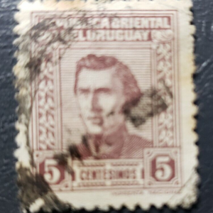 Stamp Latin America Uruguay Antigas 1939 A138 #497 dull brown