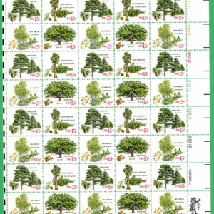 Scott #1767a (1767-70) 1978 Arboretum (Trees) 15¢ Sheet of 40 Stamps - MNH UR #2