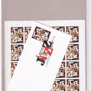 Scott #4503 Jazz Sheet of 20 Forever Stamps & DCP FDC - Sealed