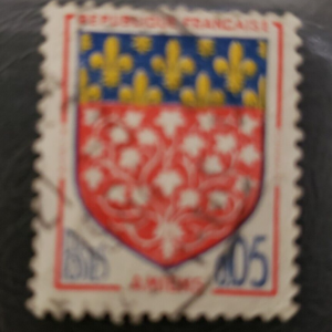 Stamp Europe France 1962 Amiens Coat of Arms A318 #1040 5c