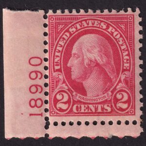 Scott #634 George Washington Plate # Single Stamp - MNH P#18990 #4 LL