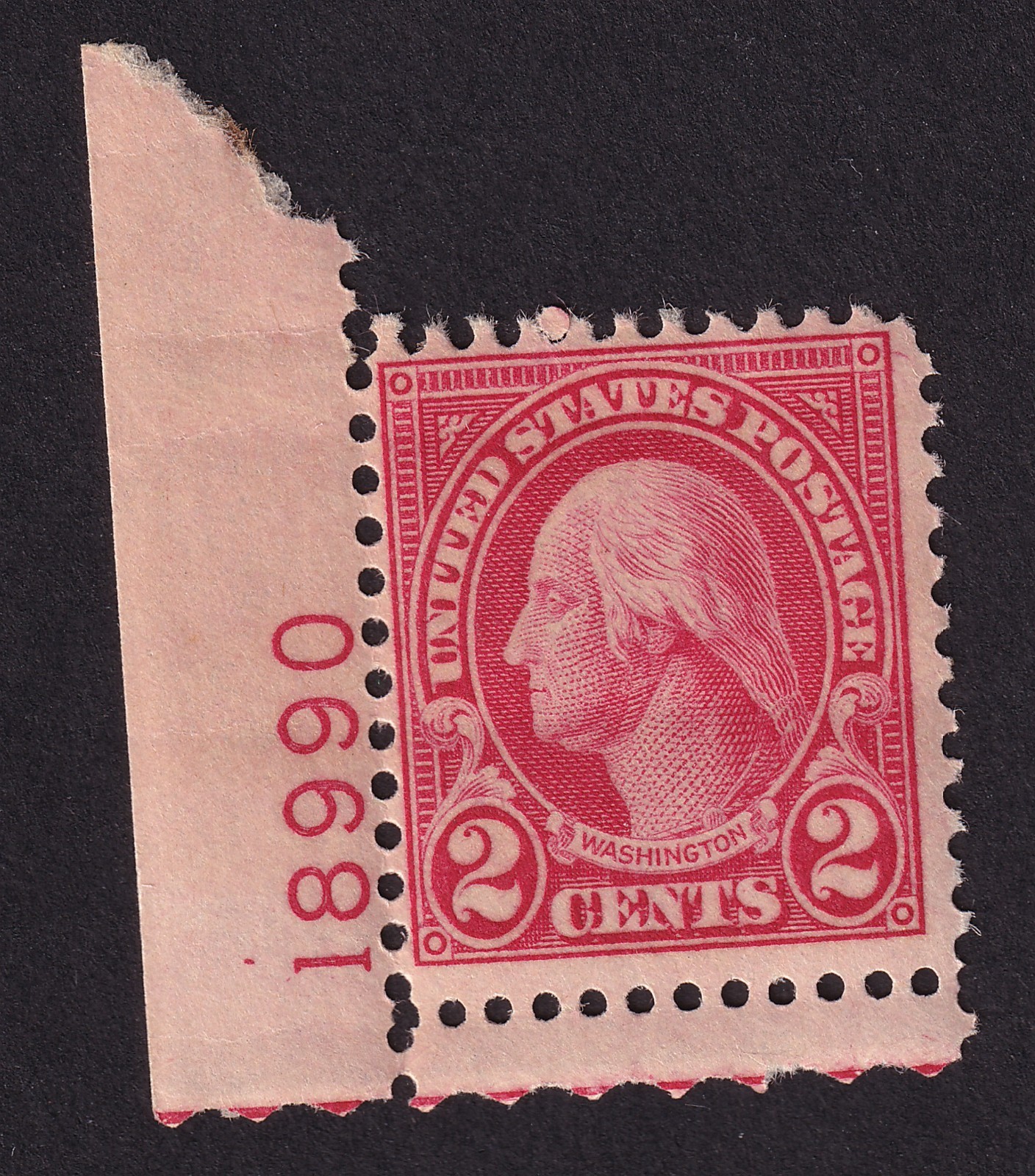 Scott #634 George Washington Plate # Single Stamp - MNH P#18990 #1 LL
