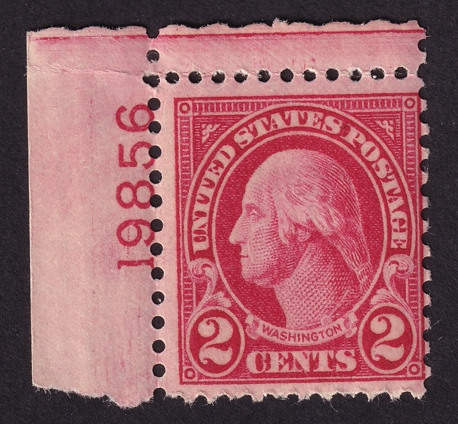 Scott #634 George Washington Plate # Single Stamp - MNH P#18856 #10 LL