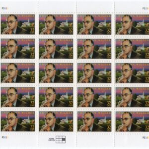 Scott #3134 Literary Arts Thornton Wilder Full Sheet of 20 Stamps - MNH