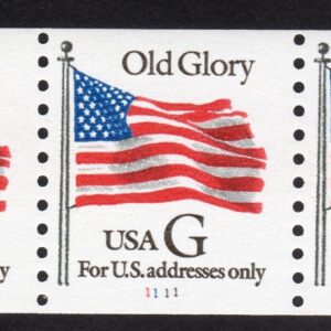 Scott #2889 Old Glory Plate # Coil (PNC3) of 3 Stamps - MNH P#1111
