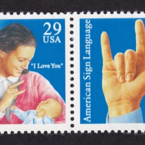 Scott #2784a (2783-84) Sign Language Horizontal Pair of Stamps - MNH