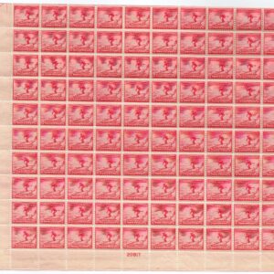 Scott #716 Lake Placid Olympics Sheet of 50 Stamps - MNH P#20817 LL