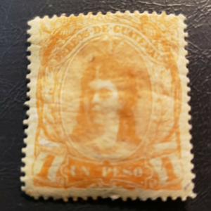 Stamp Guatemala 1878 "Indian Woman" A7 sc#14 - MH