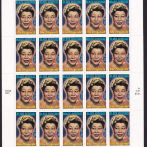Scott #4120 Ella Fitzgerald Black Heritage Sheet of 20 Stamps - MNH