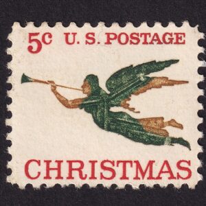 Scott #1276 Angel with Trumpet Single Stamp - MNH