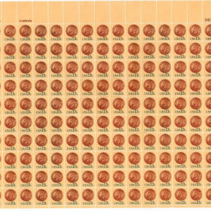 Scott #1734 1877 Indian Head Penny Full Sheet of 150 Stamps - MNH