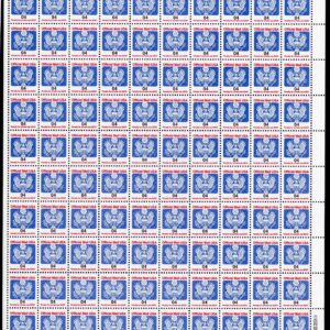 Scott #O146 Official Mail Sheet of 100 Stamps - MNH LR