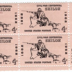 Scott #1179 Shiloh (Civil War, 1862) Plate Block of 4 Stamps - MNH