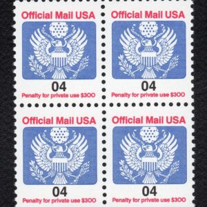 Scott #O146 Official Mail Block of 4 Stamps - MNH